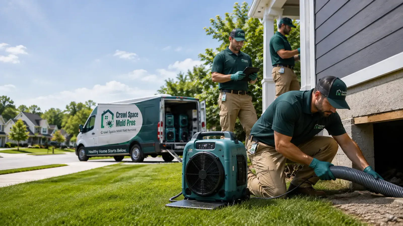 Crawl Space Mold Removal in Livingston, TX